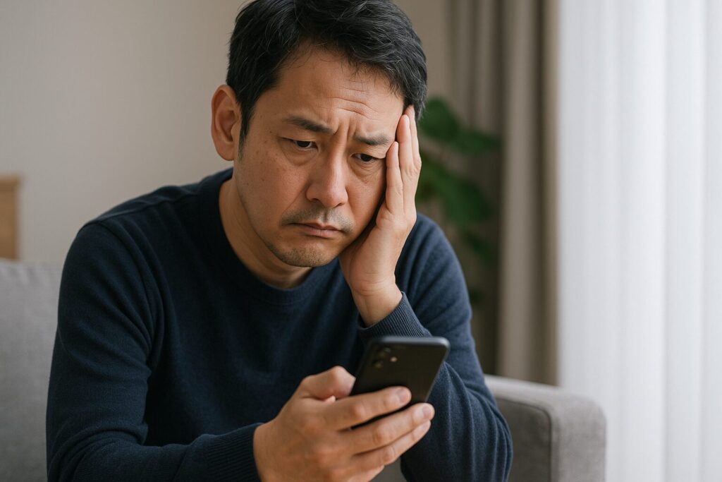 北陸商事の評判・口コミを見る男性