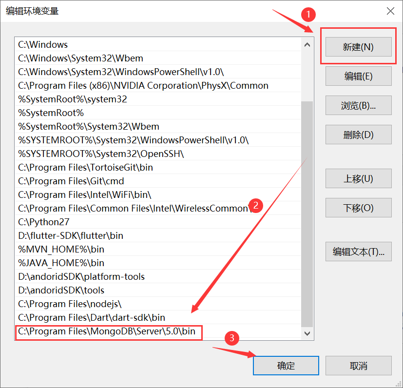 系统的环境变量