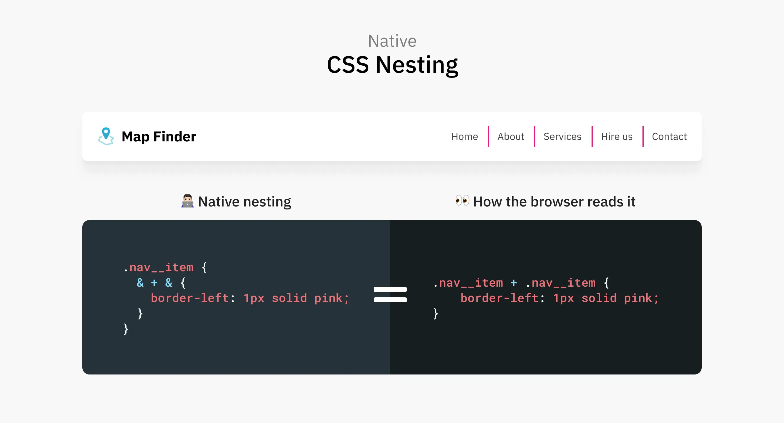嵌套 CSS 组合器