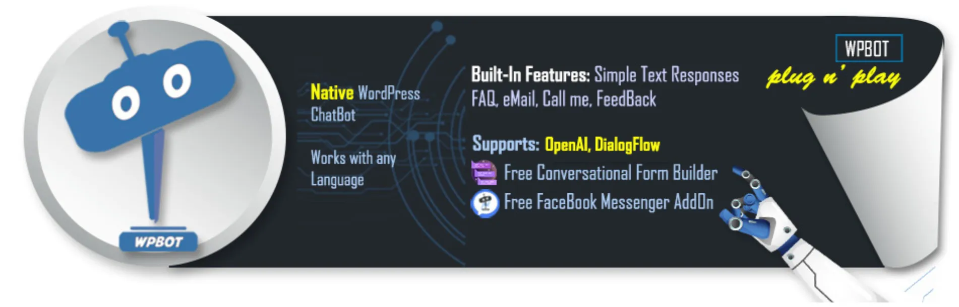 WPBot 人工智能聊天机器人