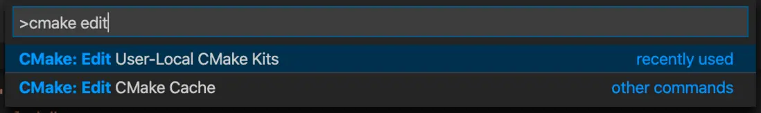 配置 Cmake Tools 的工具包