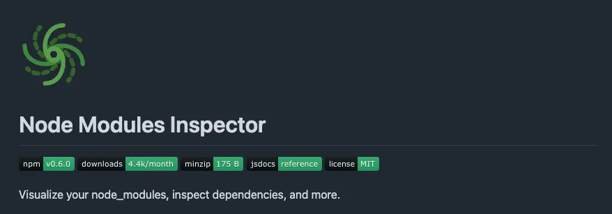 Node Modules Inspector