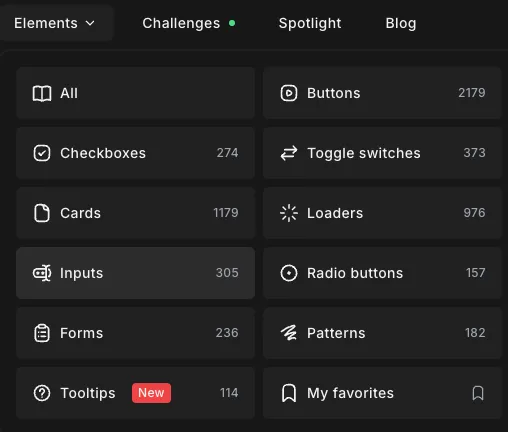 Uiverse 上更多组件