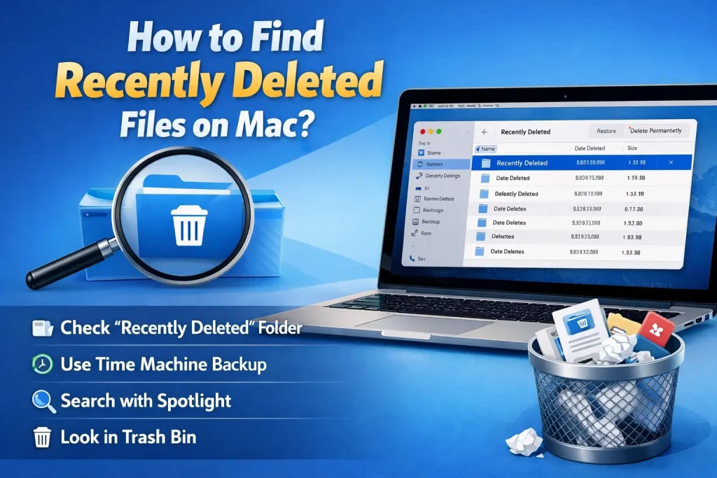 How to Find Recently Deleted Files on Mac