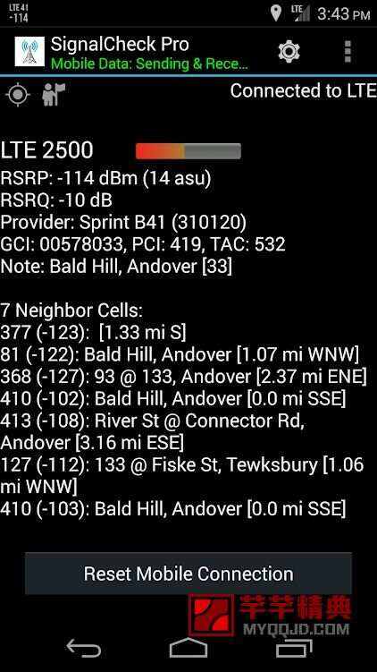 手机信号塔SignalCheck Pro v4.6.3特别Mod会员版