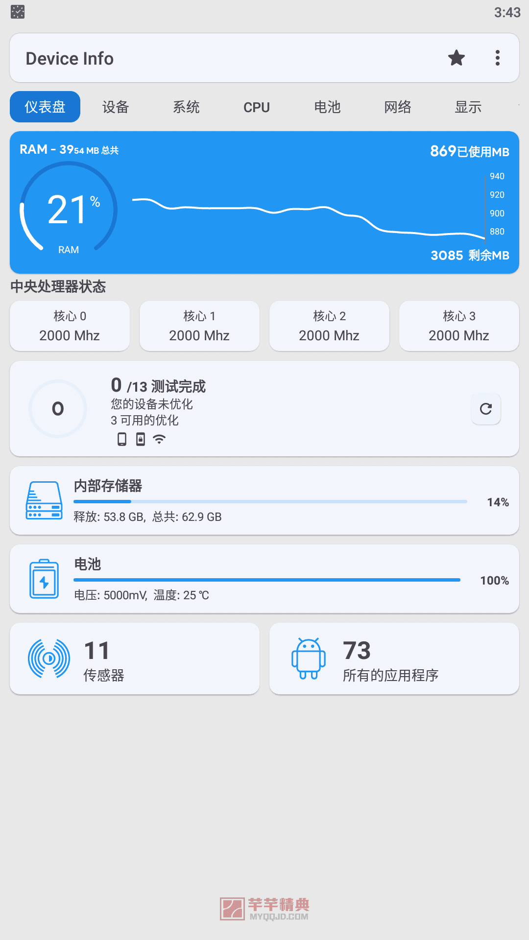 设备信息Device Info Premium v3.4.1.6 for Android 捐赠高级版