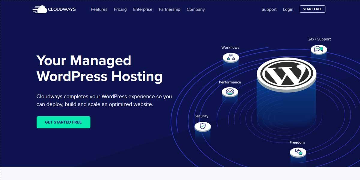 Best WordPress Hosting #5 Cloudways