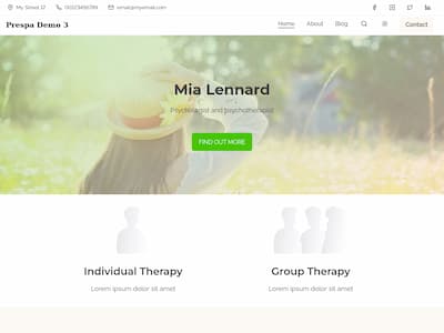 Prespa Psychology demo