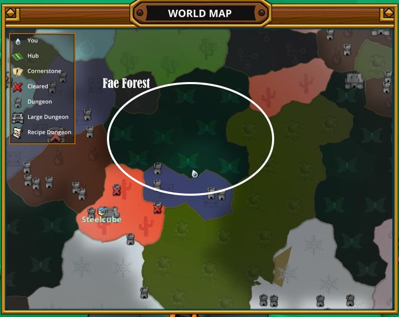 Trove Map Fae Forest Butterfly