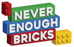 NeverEnoughBricksLogo 250x158glow