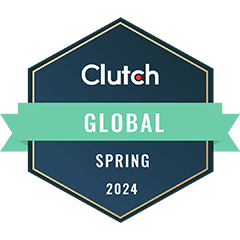 Clutch Global Spring 2024 Badge Badge for Clutch Global Spring 2024 award.