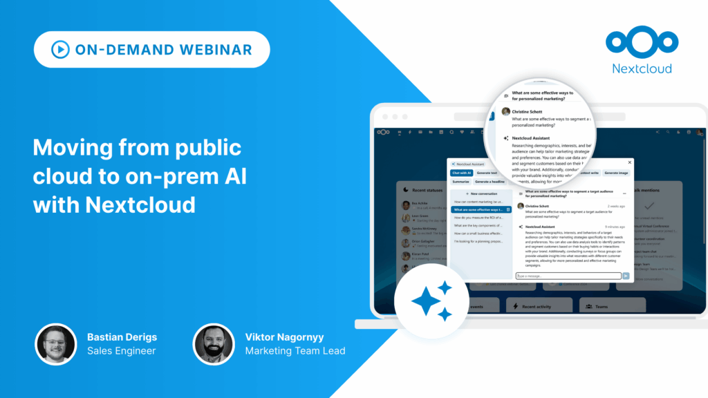 Public cloud to on-prem AI