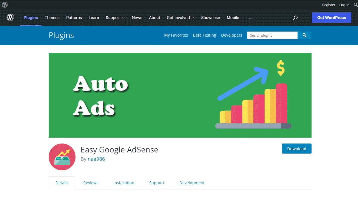 easy google adsense wordpress plugin