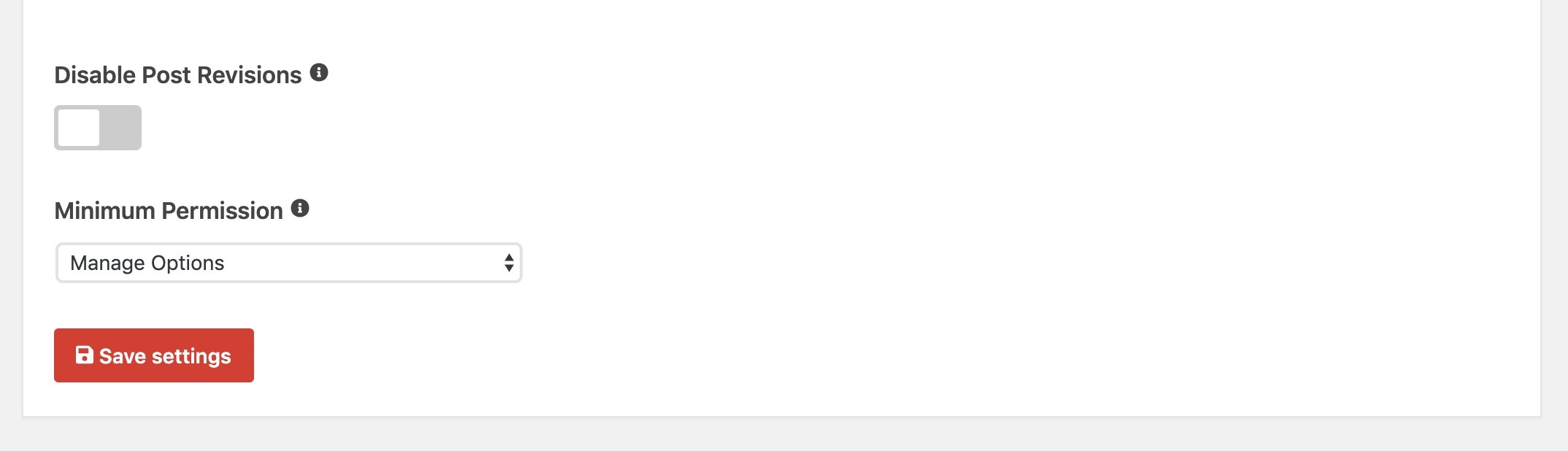 restrict-plugin restrict the plugin