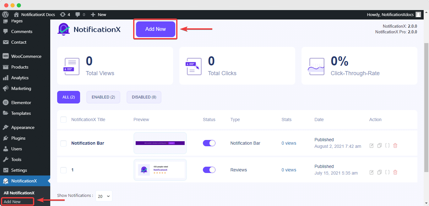 Learn About The 'Source' Tab In NotificationX 1 स्रोत