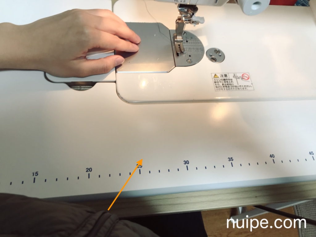ミシンまっすぐ縫うコツ