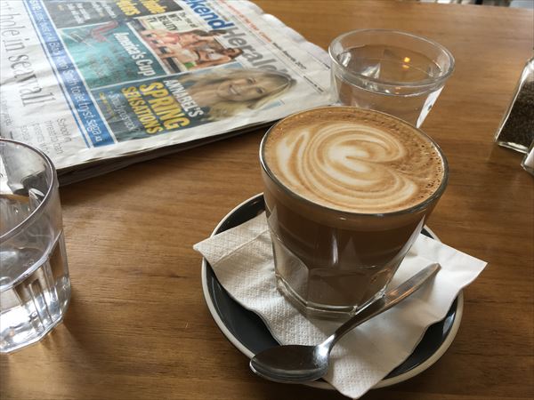 HALRAN PEPPERのカフェのコーヒー