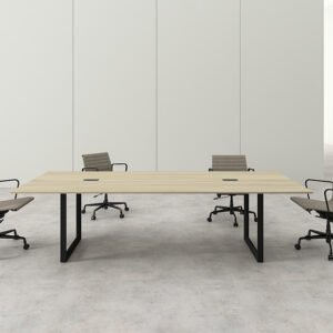 Mas Series Conference Table S2 | Black Base | Office Meeting Table Dubai