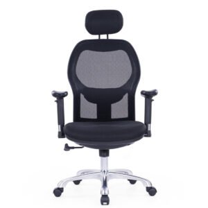 Matrix Ergonomic Office Chair with nylon glass fiber frame and adjustable headrest - front
