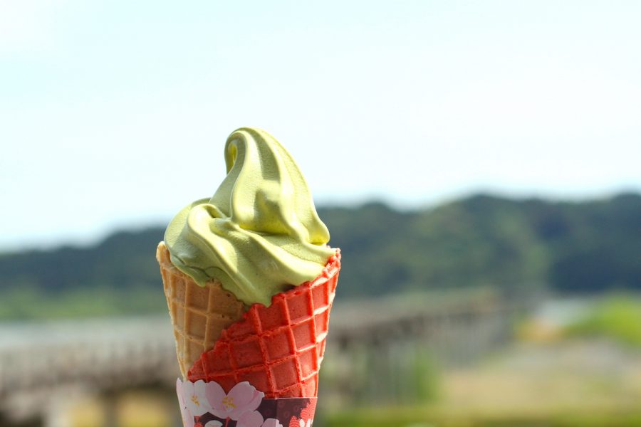 煎茶ソフトクリーム