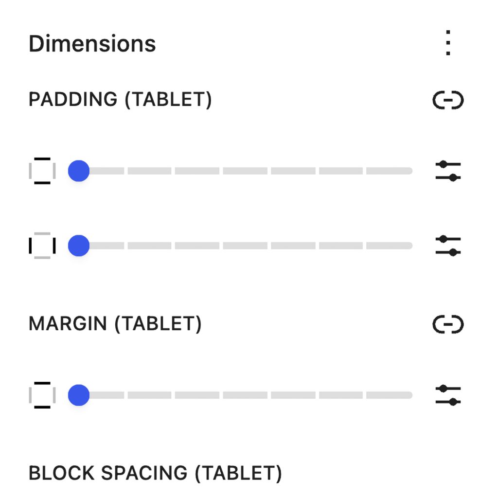 Responsive controls