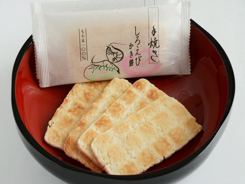 手焼きしろえびかき餅 中身写真