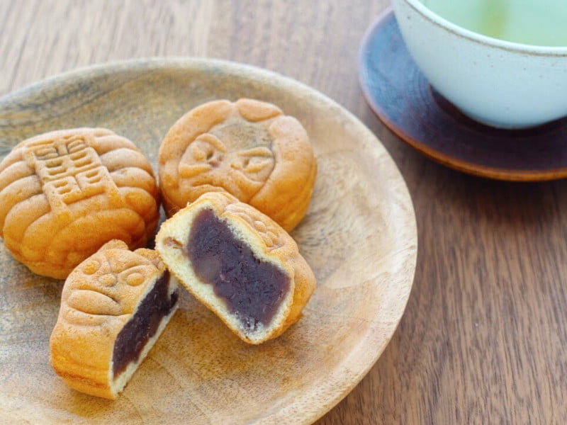 常盤堂 人形焼みこし つぶあん 中身