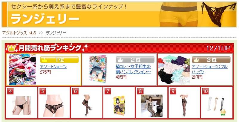 アダルトグッズのNLSランジェリー015