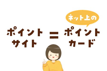 ポイントサイトはネット上のポイントカード