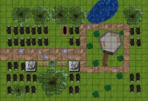 Graveyard Map - gridded