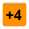 Orange +4