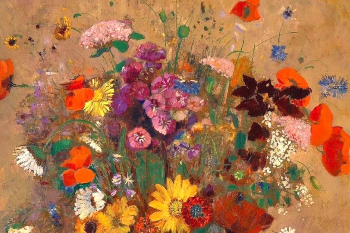 Impressionist Flower Painting Impressionist Flower Painting