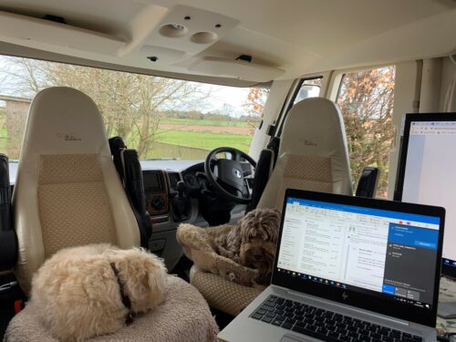 Office in van