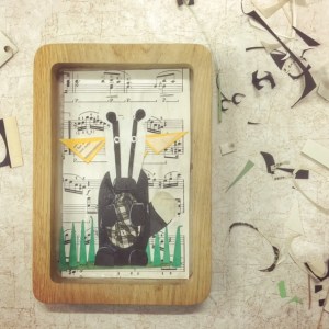 Paper cutting ready to wax