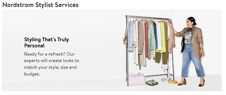 Invitation to use the services of a stylist to refresh your wardrobe – TrunkClub