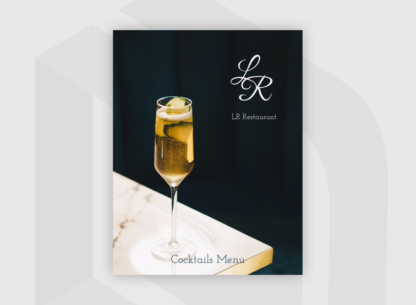 Elegant Cocktails Restaurant Menu