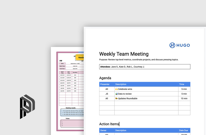 20+ Best Google Docs Agenda Templates: Prepare The Perfect Meeting Google Docs Agenda Templates