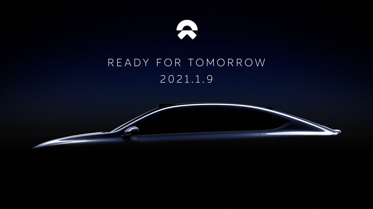 NIO to launch its first flagship sedan at NIO Day 2020. Coming soon on January 9th!