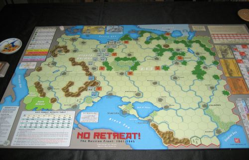 The mounted mapboard