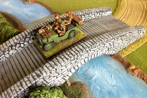 Recce jeep being annoying on bridge