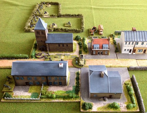 Germans entrenched in Cintheaux