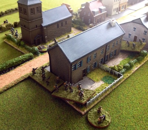 British foothold in village