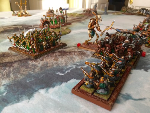 Revenants charge the gunline