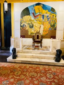 The Chair on which the King Umaid Singh was sit.