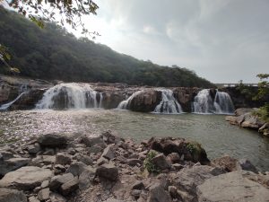 A lake named Dhari Khodiyar dam located at Dhari (Amreli) in Gujarat area in India.