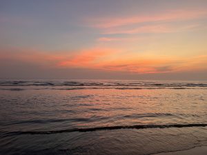 Sunset view at a beach