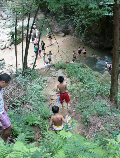 2010年9月5日 石水渓にて川遊び_f0130568_1036998.jpg