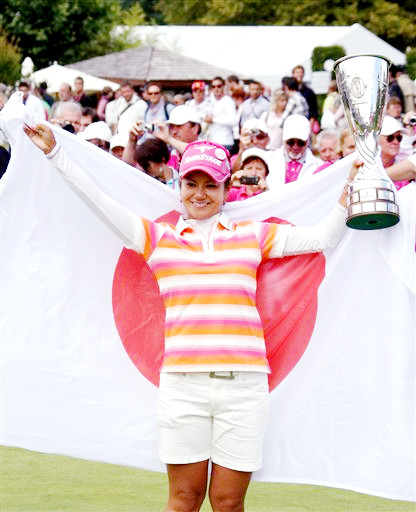 宮里藍さん、米国女子ゴルフツアー今季初優勝で日の丸どーん_b0007805_9585519.jpg