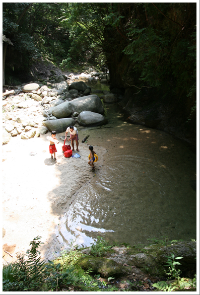 2011年8月11日 夏休み初日に @石水渓 1_f0130568_22352661.jpg