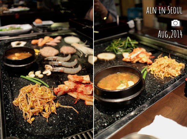 【ソウル1408】 -4- 一軒家カフェ & ファイヤー焼肉_a0193741_11394441.jpg